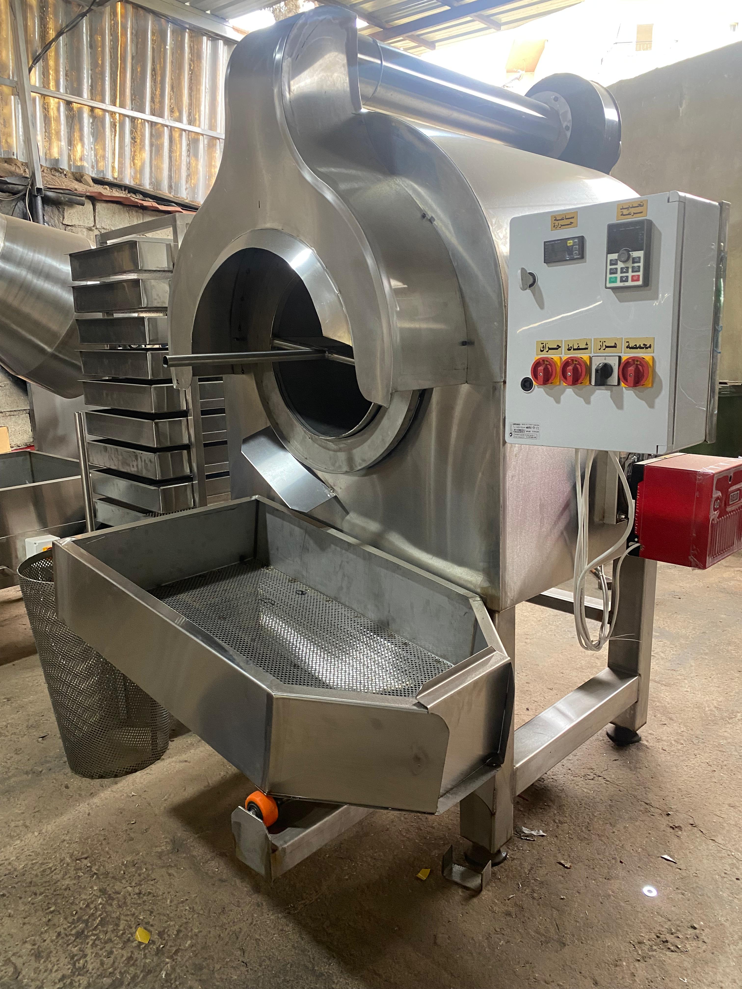 محمصة سعة 25 كيلو ،ستانلس ستيل 304 